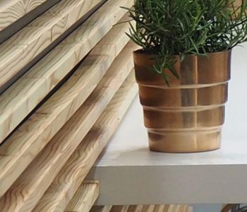 Begrünung für den Messestand