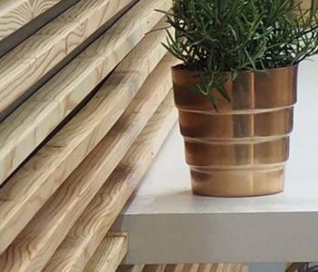 Begrünung für den Messestand